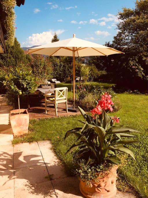 Charmantes Garten-Apartment: Erholung Im Chiemgau Unterwössen المظهر الخارجي الصورة